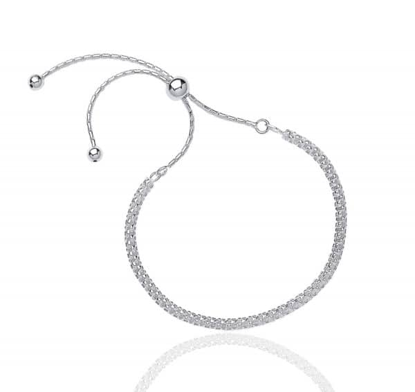 925 Silver Fancy Link Friendship Bracelet