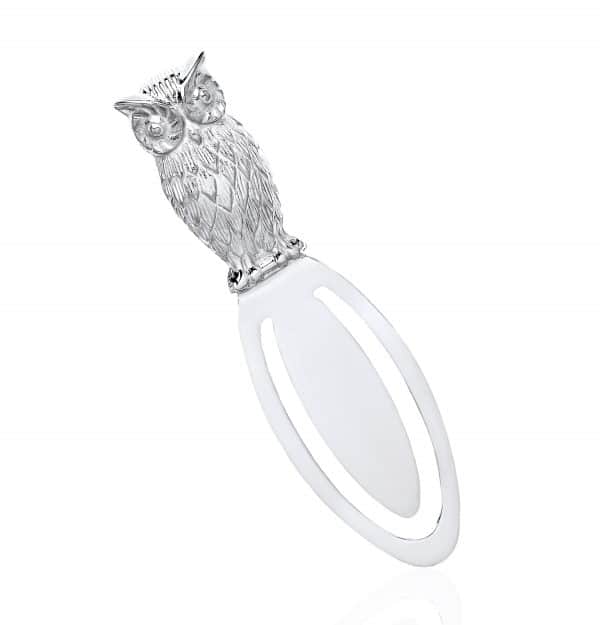925 Sterling Silver Wise Owl Bookmark