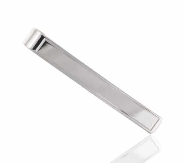 925 Sterling Silver Plain Tie Clip 7mm.