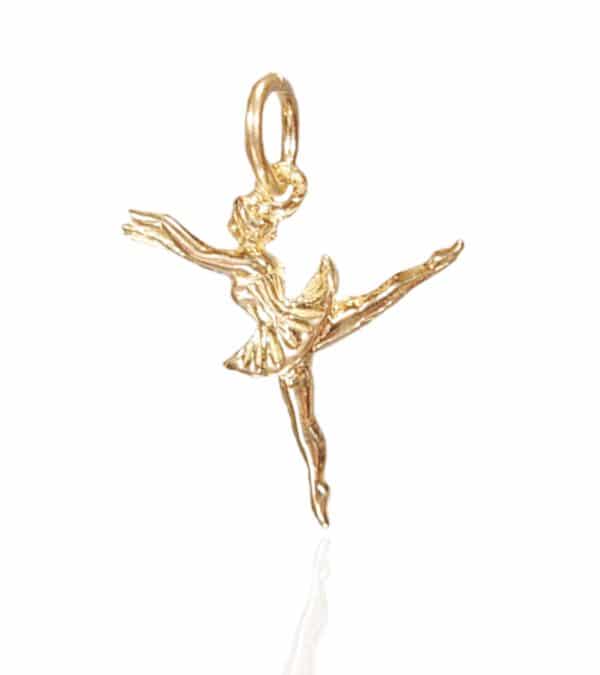9ct Gold Ballerina Charm