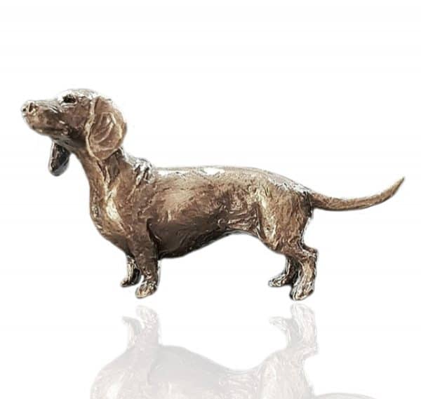 Bronze Dachshund Dog - Butler & Peach Miniature.