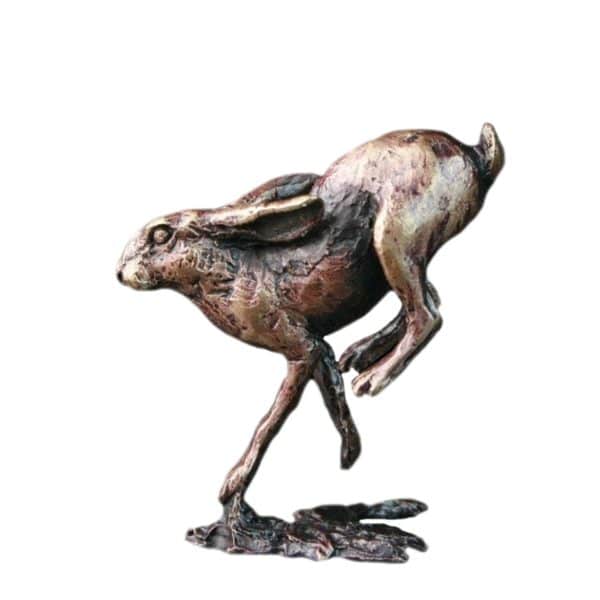 Bronze Hare Running – Butler & Peach Miniature.