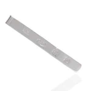 925 Sterling Silver Feature Hallmark Tie Clip 5g