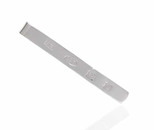 925 Sterling Silver Feature Hallmark Tie Clip 5g