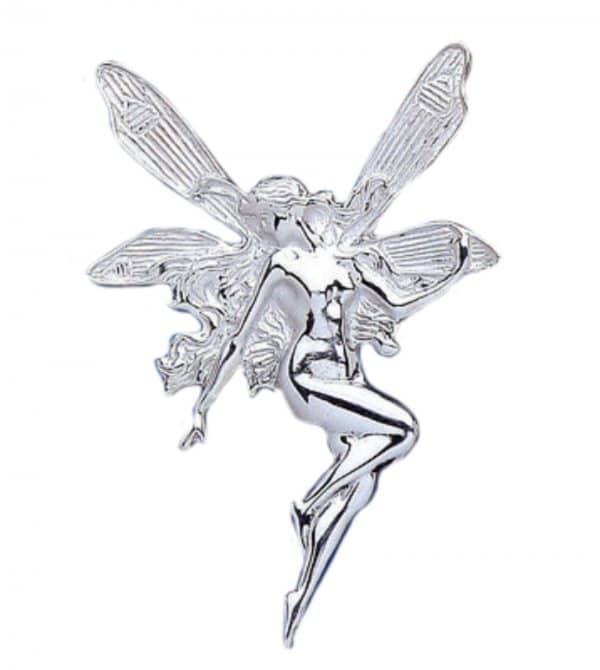 925 Sterling Silver Fairy Brooch