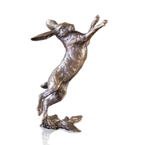 Bronze Hare Boxing Sculpture - Ltd 200 1118
