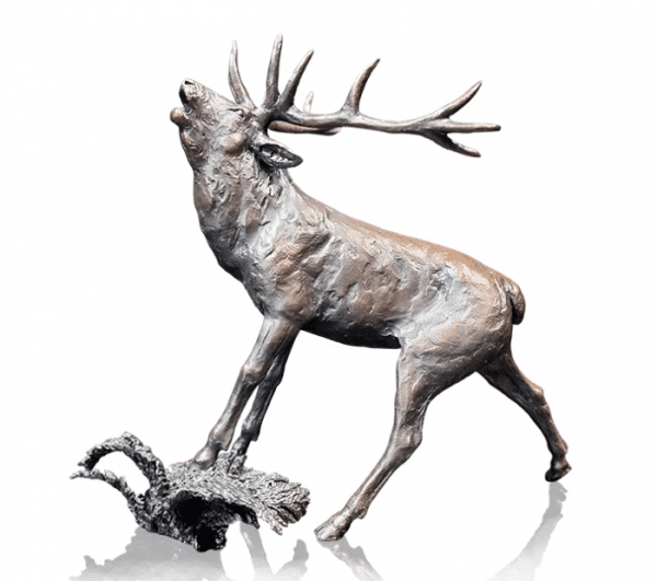 Bronze Stag Sculpture - The Roar - Limited Edition 150