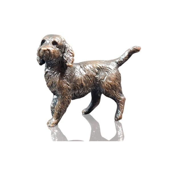 Bronze Cockerpoo Dog Sculpture - Limited Edition 250