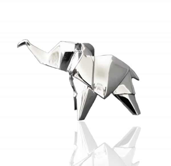 925 Sterling Silver Nomi Origami Elephant