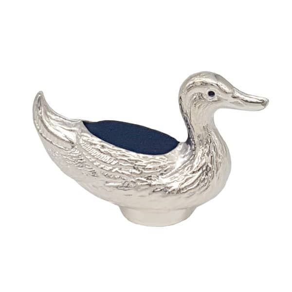 925 Sterling Silver Duck Pin Cushion.