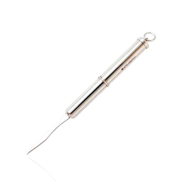 925 Sterling Silver Toothpick. Twist Action retracts the tooth pick blade.