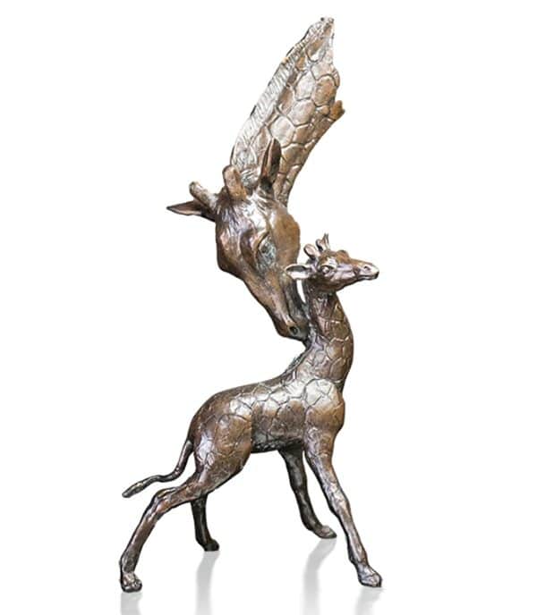Bronze Giraffe and Calf - Ltd Ed 150..