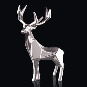 925 Sterling Silver Nomi Origami Stag. BLK