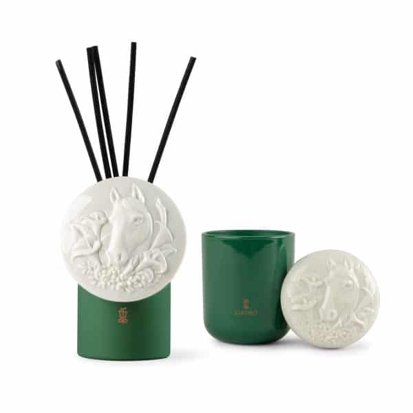Lladro Horse Perfume Diffuser and Candle