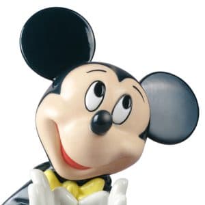 Lladro Mickey Mouse Figure Headshot