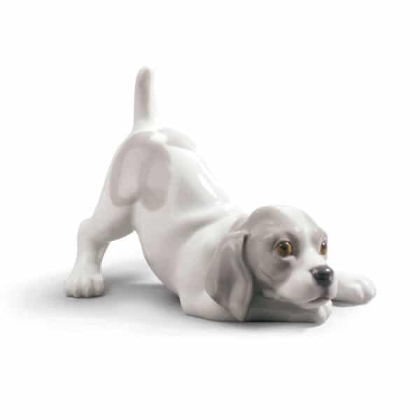 Lladro Playful Puppy dog