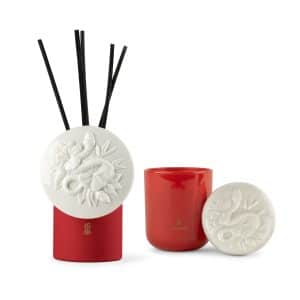Lladro Snake Perfume Diffuser and Candle