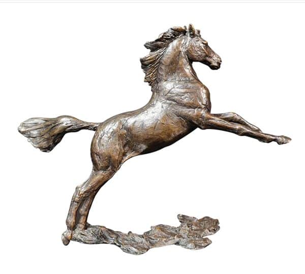 Bronze Stallion Horse Sculpture - Free Spirit - Limited Edition 150.