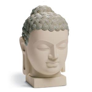 Lladro Buddha Head Figurine.