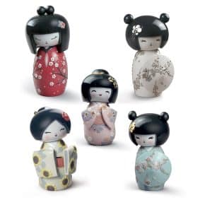Lladro Kokeshi Dolls Editions
