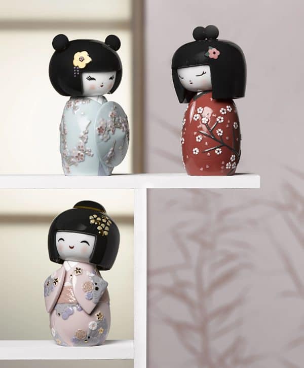 Lladro Kokeshi Dolls Lifestyle