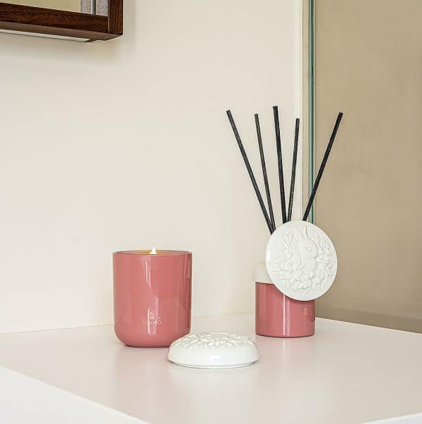 Lladro Chinese Zodiac Rabbit Candle and Perfume Diffuser - Sweet Memories Lifestyle Image.