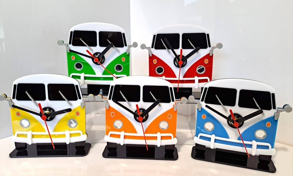 Camper Van Office / Desk Clock.