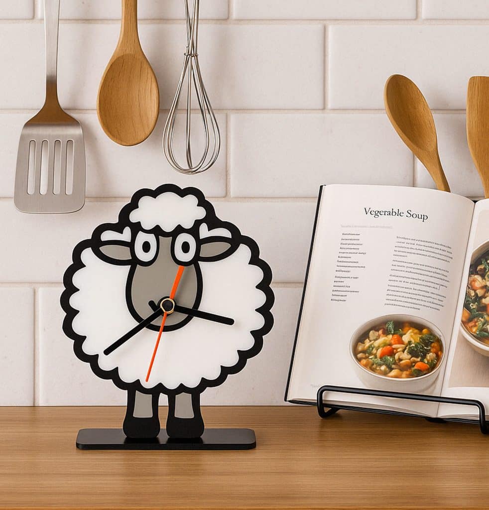 Sheep Desk Clock.
