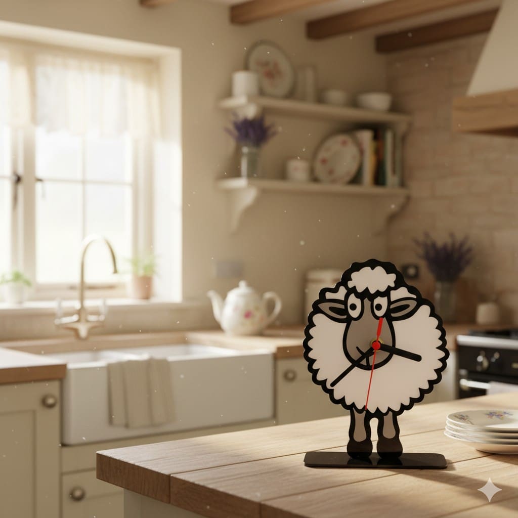 Sheep Desk Clock. - Image 3