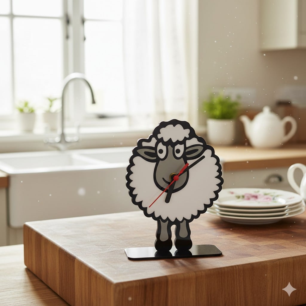 Sheep Desk Clock. - Image 4