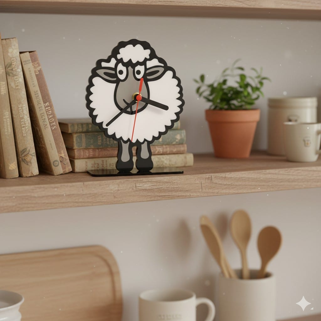 Sheep Desk Clock. - Image 5