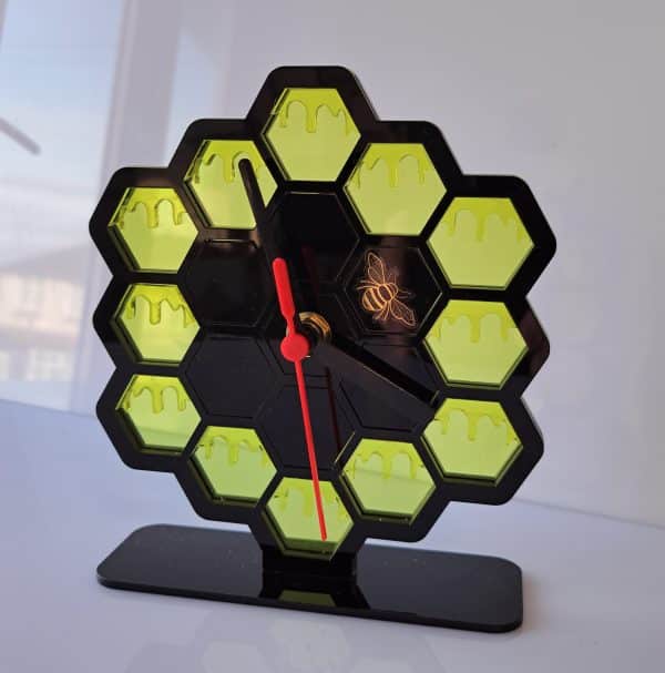 Honey Bee Hive - Honeycomb Clock - Image 2