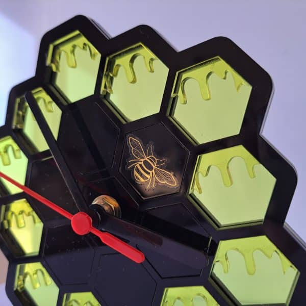 Honey Bee Hive - Honeycomb Clock - Image 3