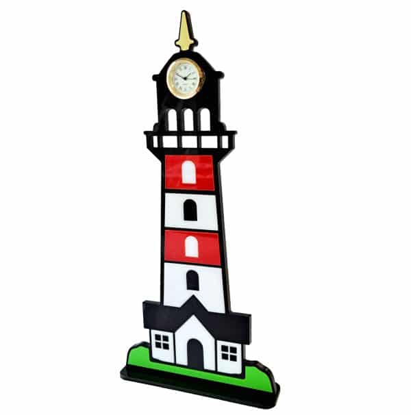 Lighthouse Clock Nautical- Seaside Decoration. - Image 4