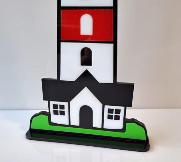 Lighthouse Clock Nautical- Seaside Decoration. - Image 7