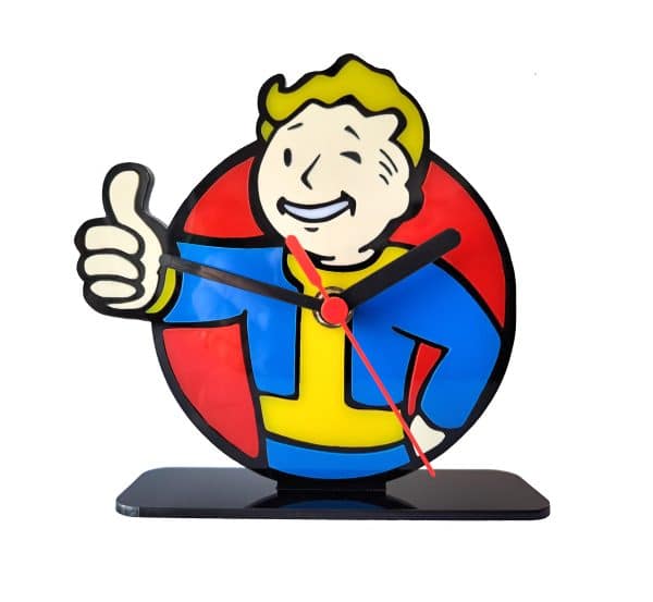 Fallout Vault Boy Desk Clock.