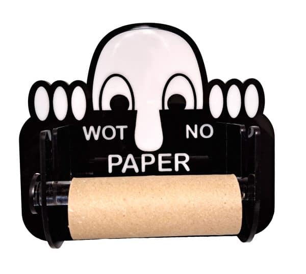 Fun Wot No Paper Toilet Roll Holder Bathroom Decoration.