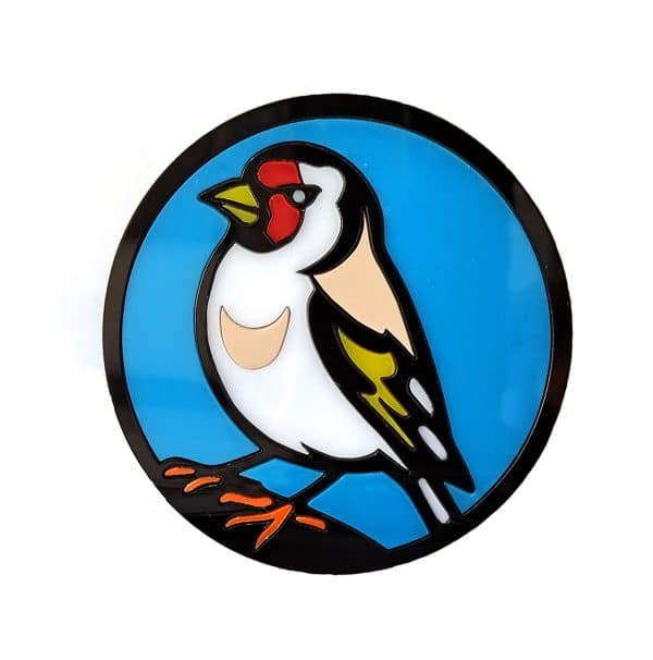 Goldfinch British Garden Birds Drink Coasters. - Image 2