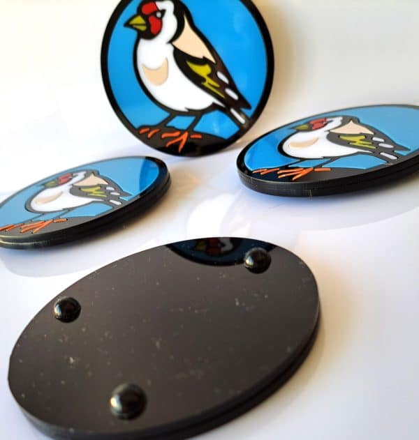 Goldfinch British Garden Birds Drink Coasters. - Image 5