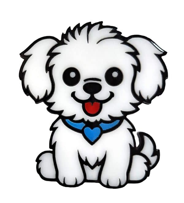 Cavachon Puppy Dog Fridge Magnet. - Image 4