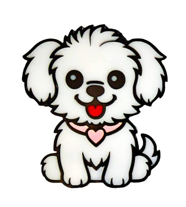 Cavachon Puppy Dog Fridge Magnet. - Image 5
