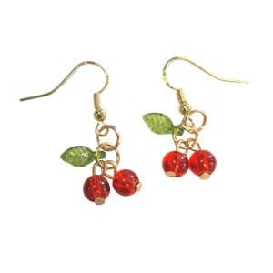 Cherry Berry Drop Earrings.