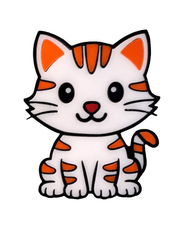 Cute Kitten Cat Fridge Magnet. - Image 4