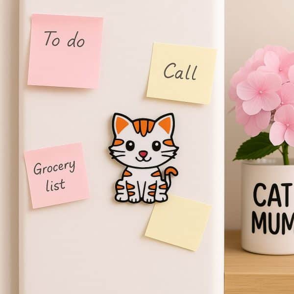 Cute Kitten Cat Fridge Magnet. - Image 2