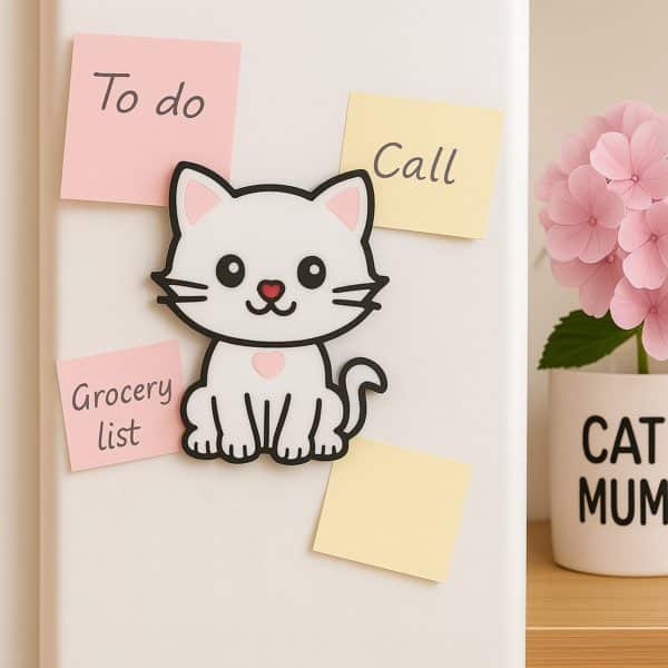 Cute Kitten Cat Fridge Magnet. - Image 3
