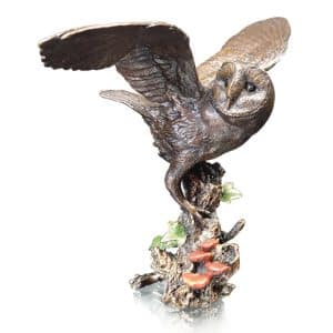 Bronze Barn Owl On Ivy Limited Edition 150.