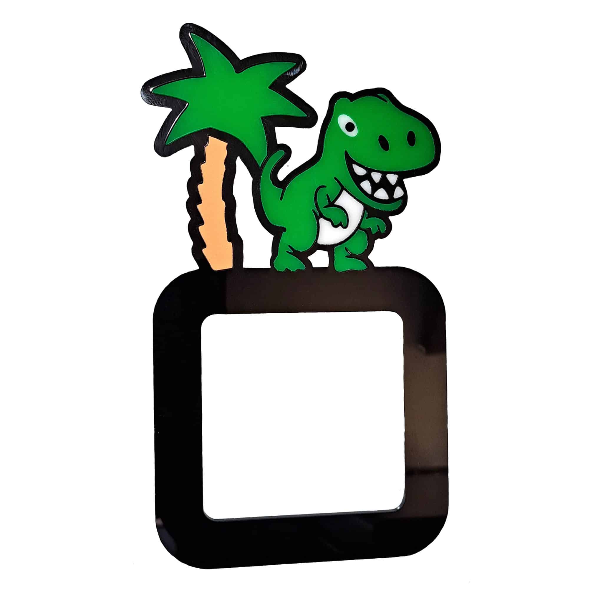 Dinosaur Light Switch Cover Surround - Nursery Children's Room Dinosaur Wall Decoration. - Image 3