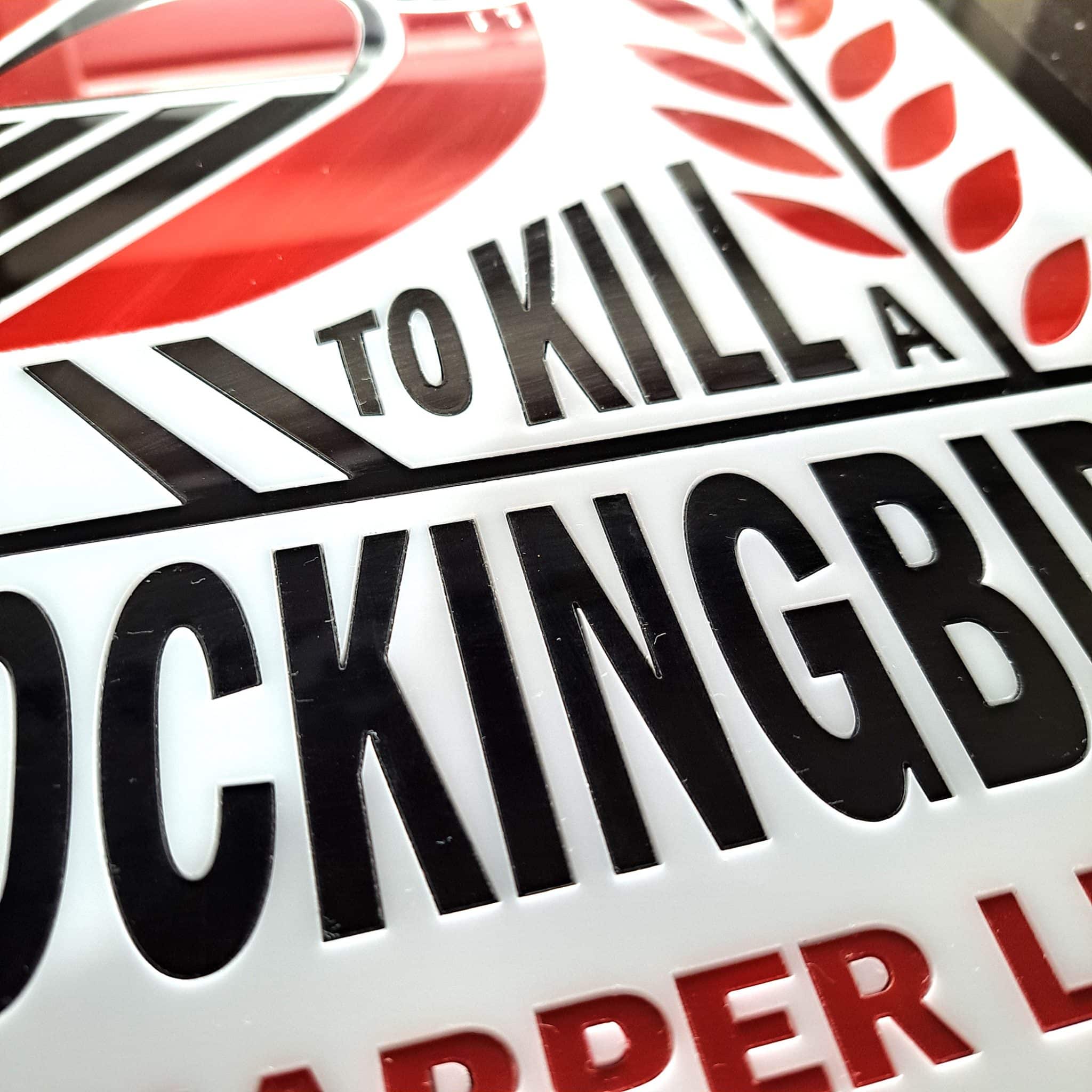 To Kill a Mockingbird Literary Wall Art Harper Lee. - Image 6