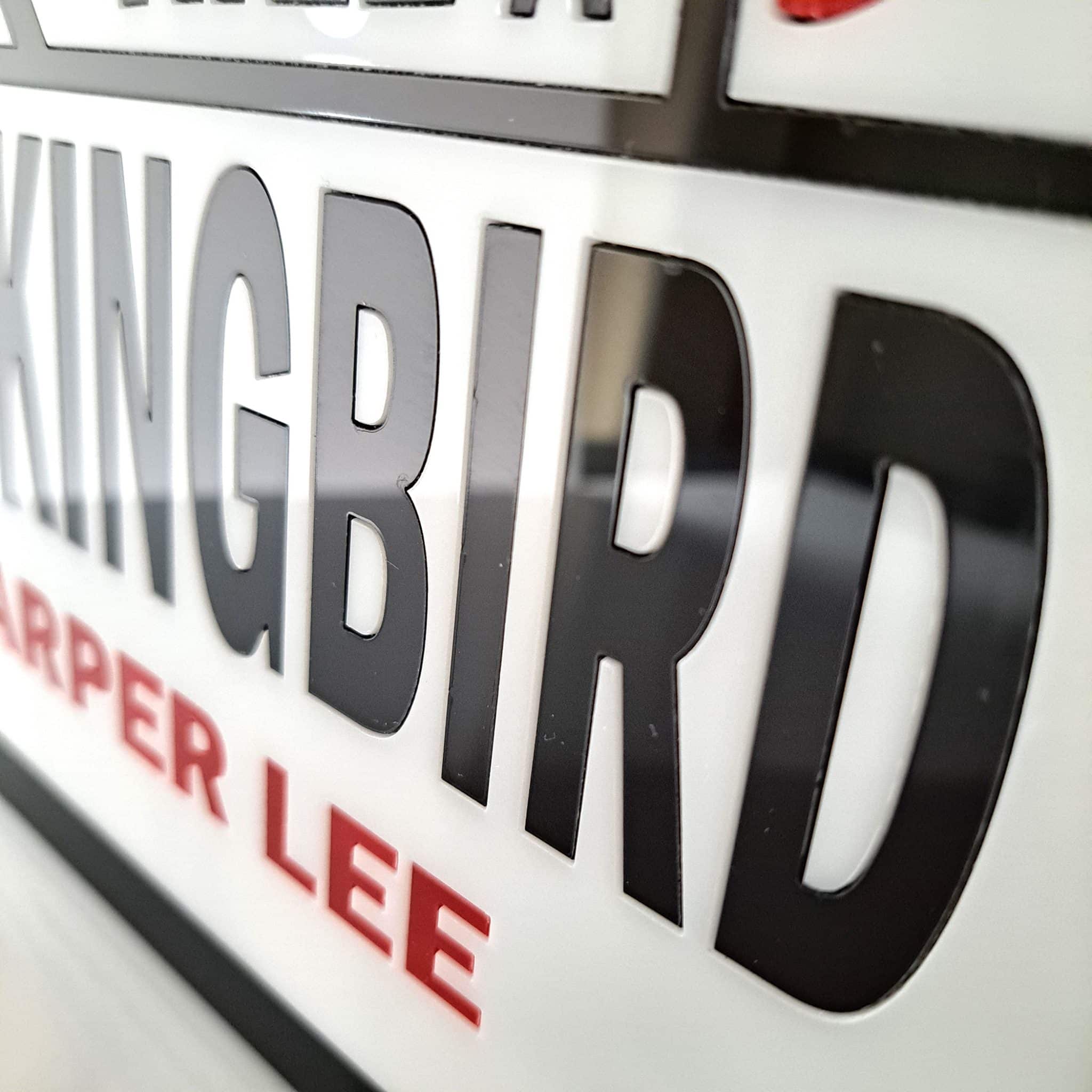 To Kill a Mockingbird Literary Wall Art Harper Lee. - Image 3