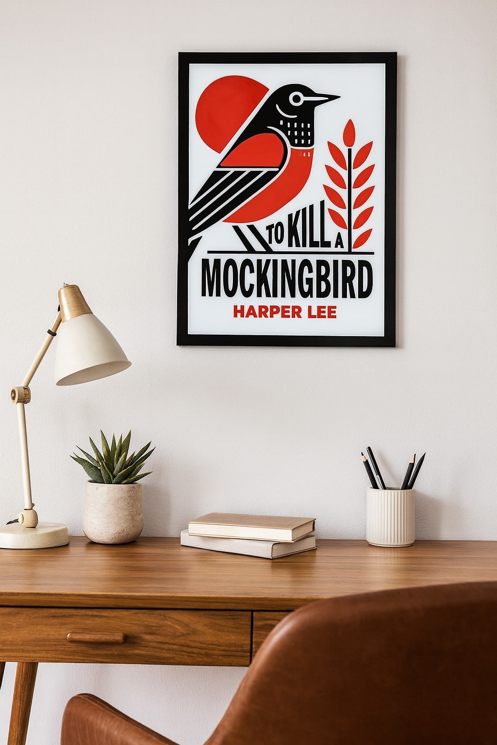 To Kill a Mockingbird Literary Wall Art Harper Lee. - Image 7